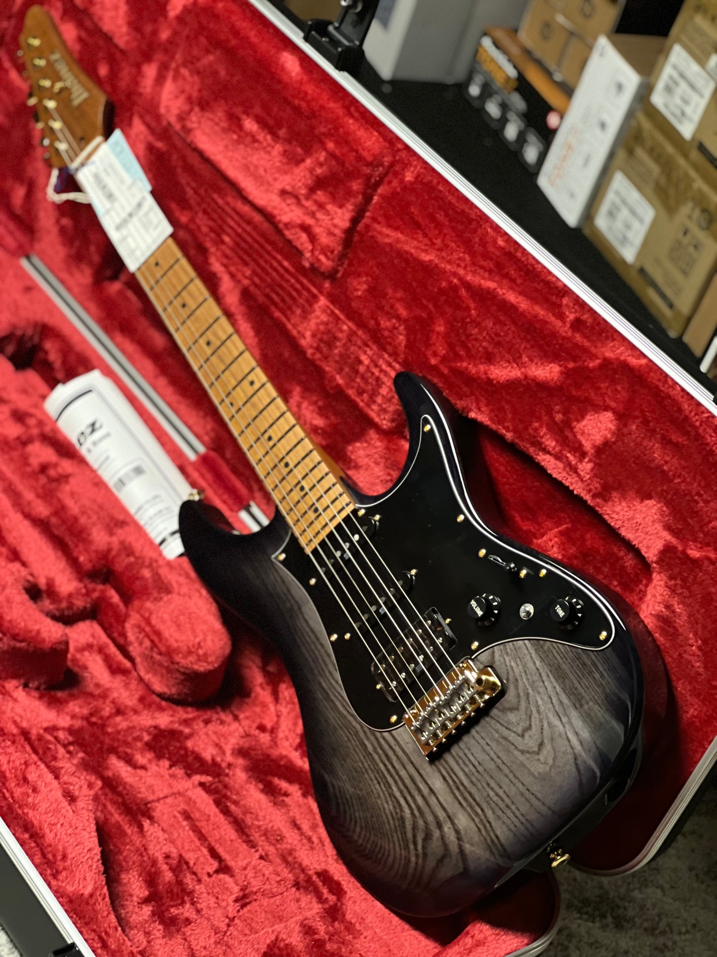 Ibanez Prestige AZ2204AG-TGB w/Case in Transparent Gray Burst F2533517