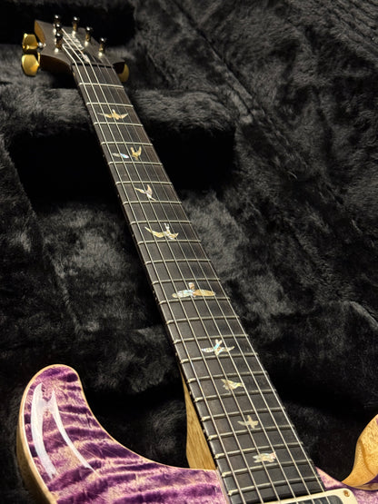 PRS Special 22 Semi-Hollow Wood Library 10-Top Korina Run in Faded Purple Jeans 210324544