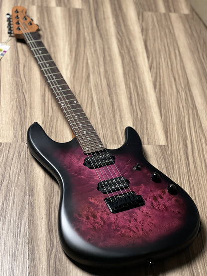 Sterling by Music Man Jason Richardson Cutlass Signature in Cosmic Purple Burst Satin