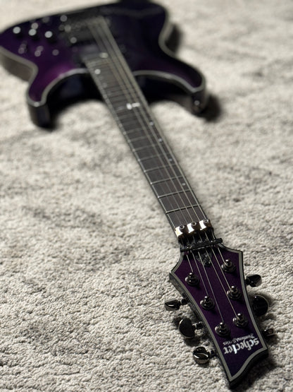 Schecter Hellraiser Hybrid C-1 FR S UV in Ultra Violet W24101130