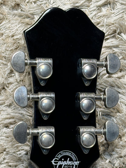 Epiphone Limited Edition Gary Clark Jr. "Blak & Blu" Casino in Blak & Blue with Bigsby 15051500205 (USED)
