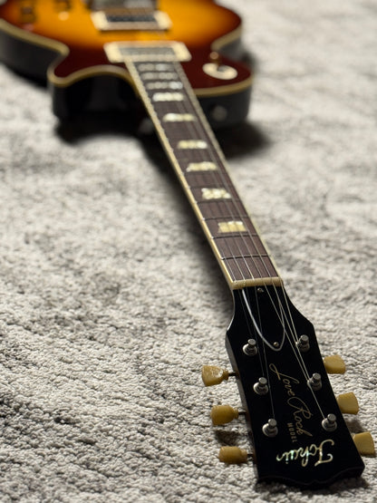 Tokai Love Rock LS150F-3A-RELIC SG/TB Premium Series Japan 3A Solid Flame Top in Tea Burst S/N 2449313