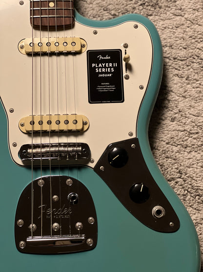 Fender Player II Jaguar With RW FB in Aquatone Blue
