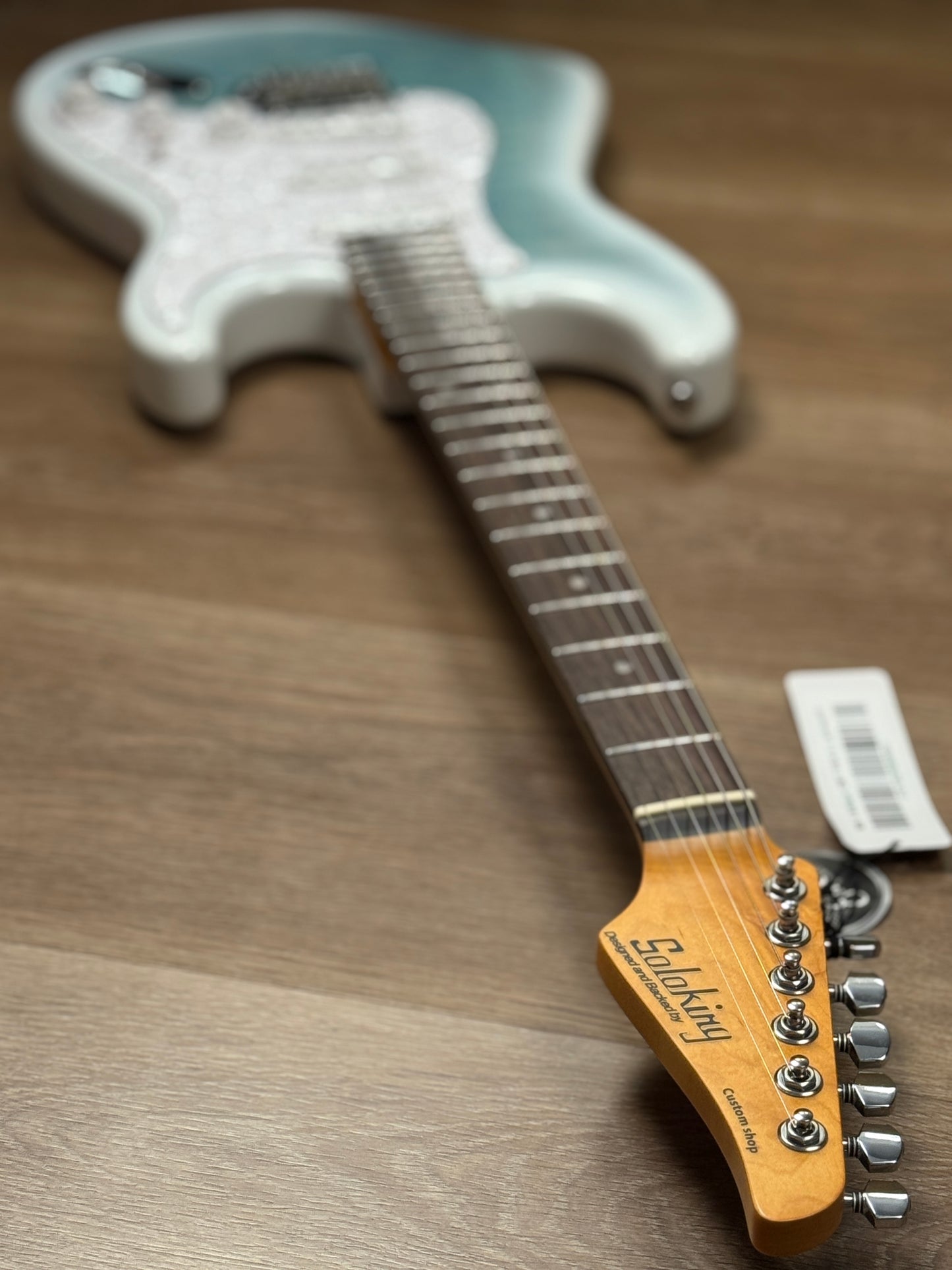 Soloking MS-1 Artisan Quilt SSS with Rosewood FB in Larimar Nafiri Special Run