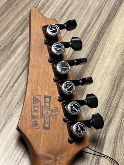 Ibanez RGD61-BAM in Black Aurora Burst Matte 250107430