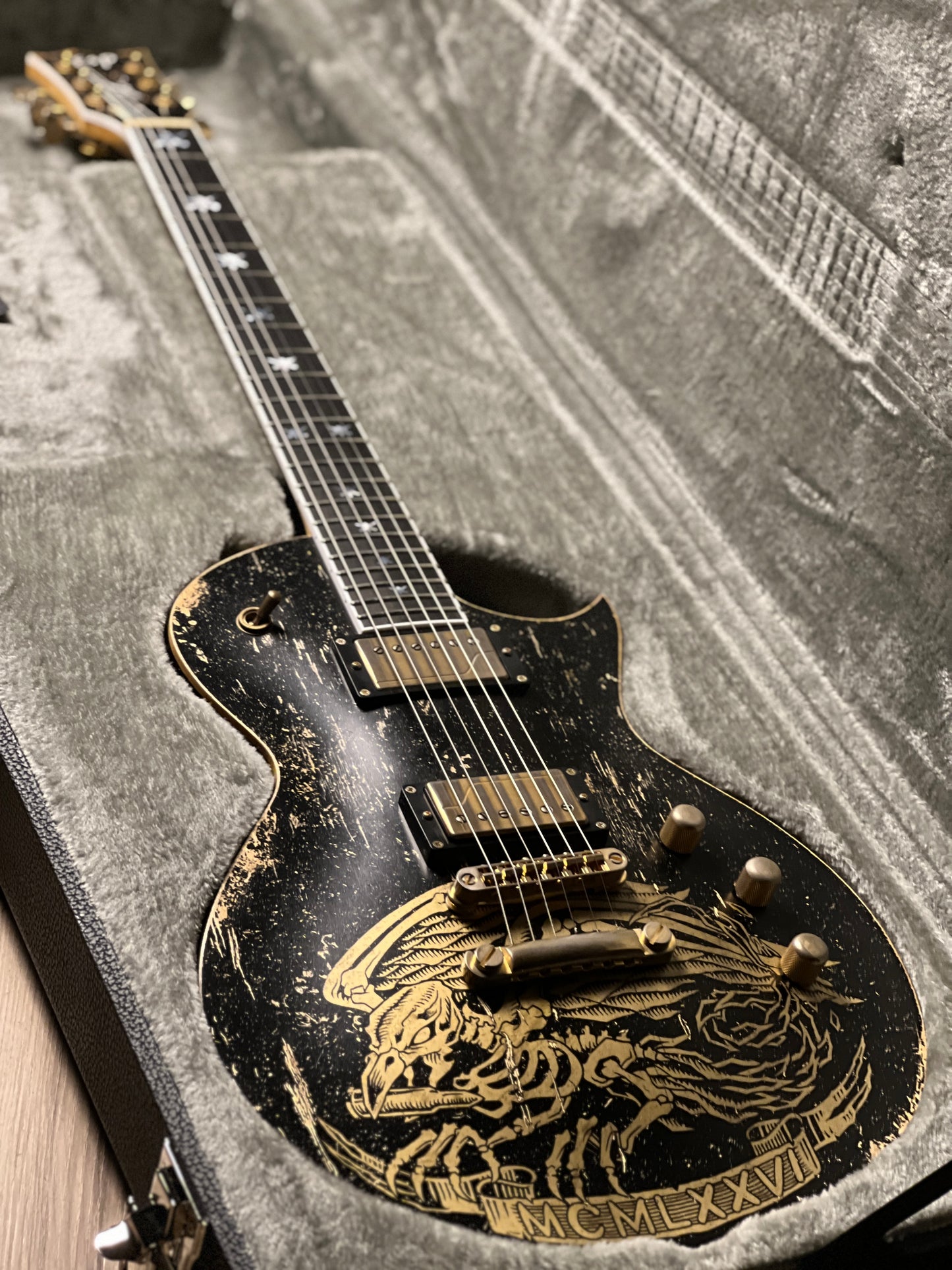 ESP Will Alder Signature Warbird Custom Shop in Distressed E4620231