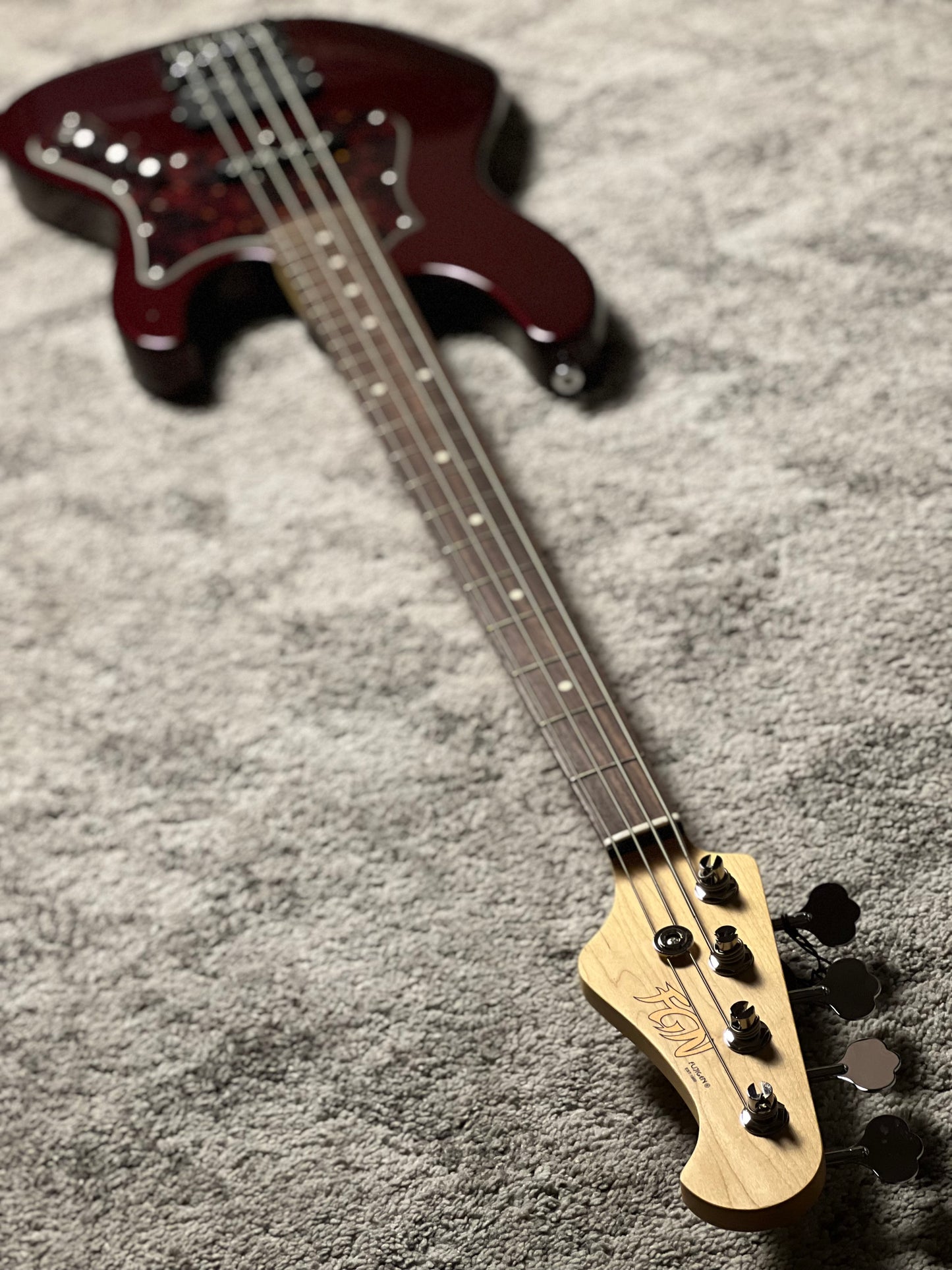 Fujigen FGN Mighty Jazz JMJ2-AL- R/AZM in Azuki Metallic
