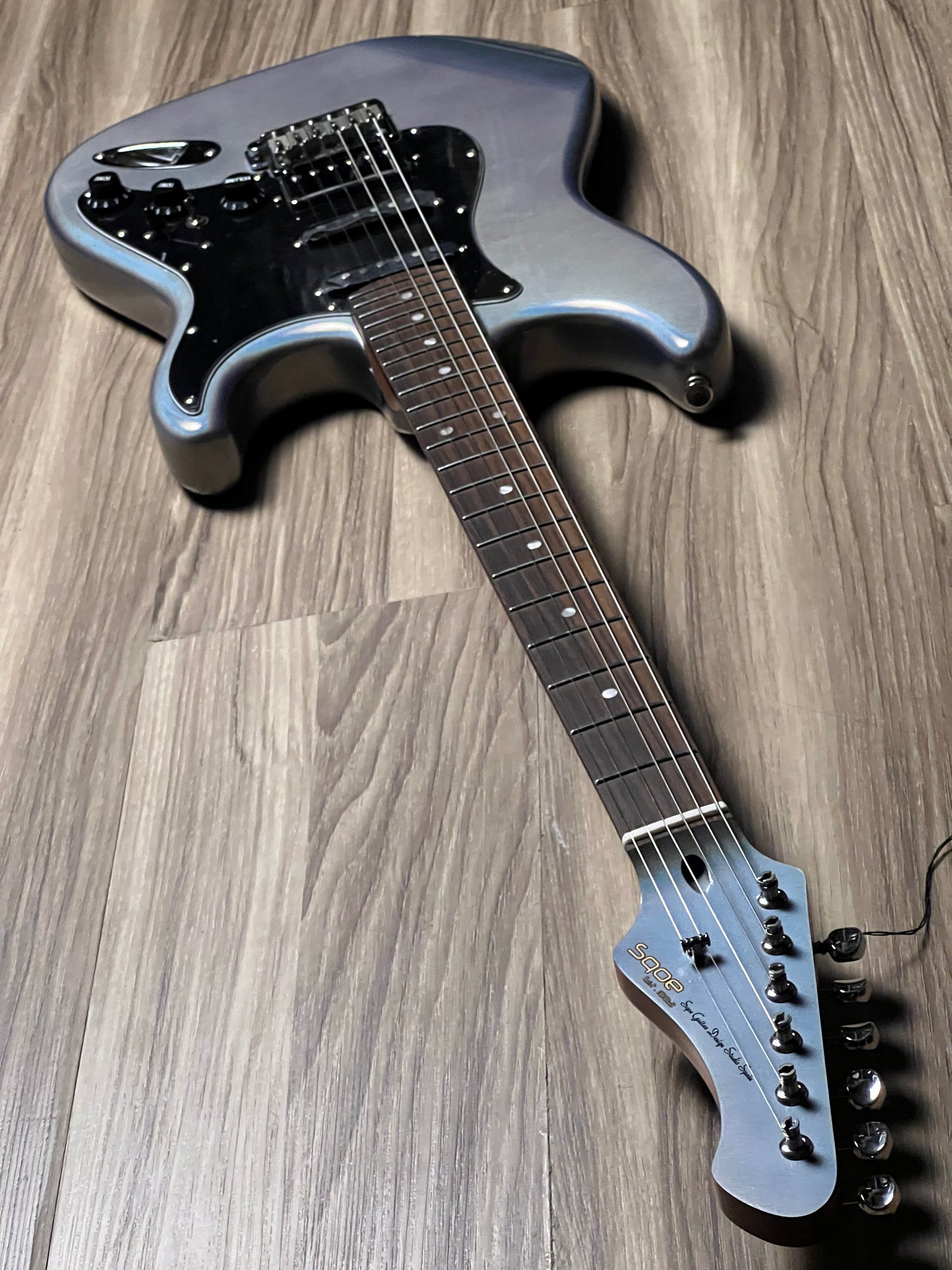 SQOE SEST750 HSS BL Roasted Maple Series in Aurora Blue Limited Edition