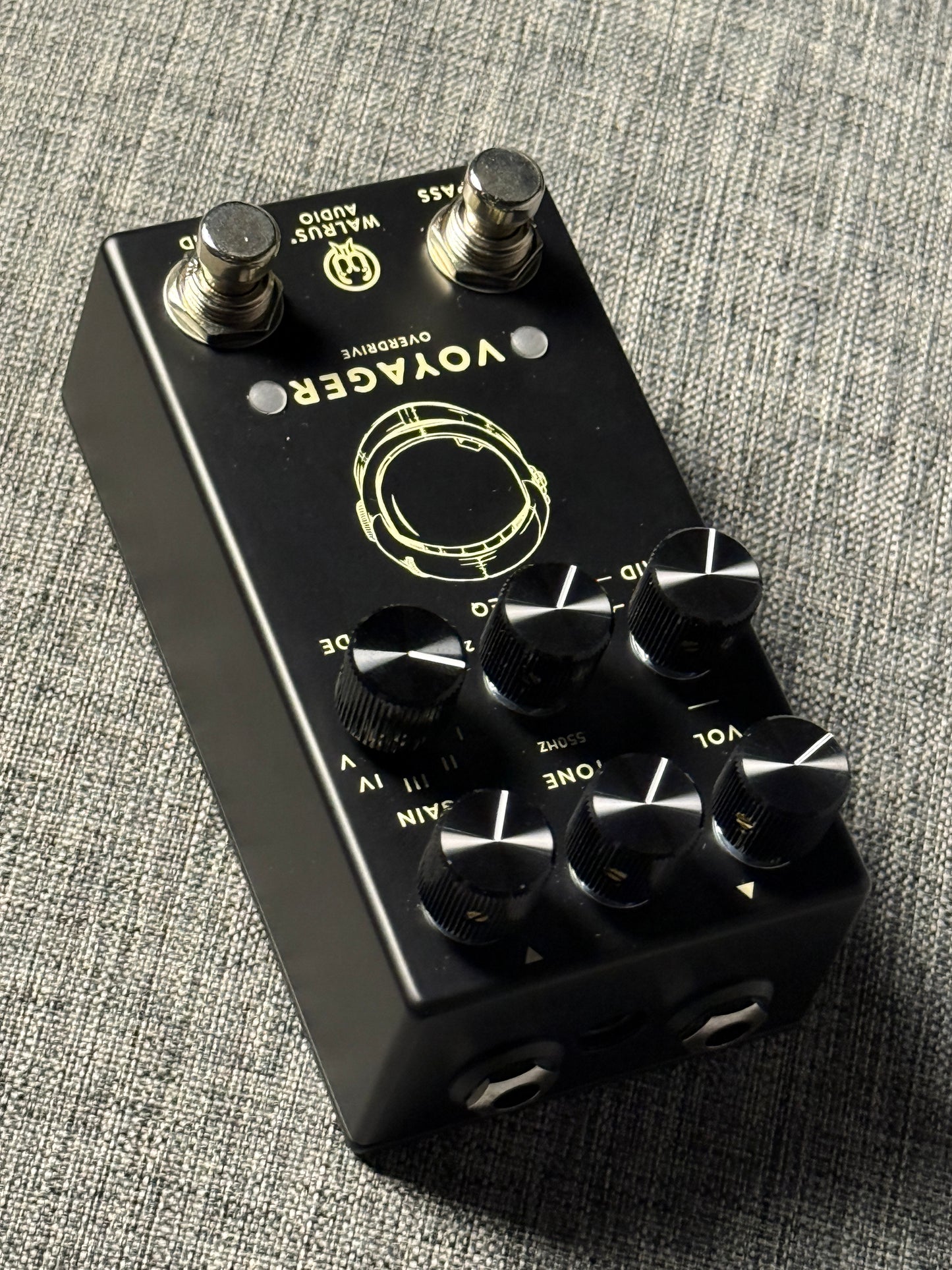 Walrus Audio Voyager Preamp & Overdrive MKII Guitar Effects Pedal in Black