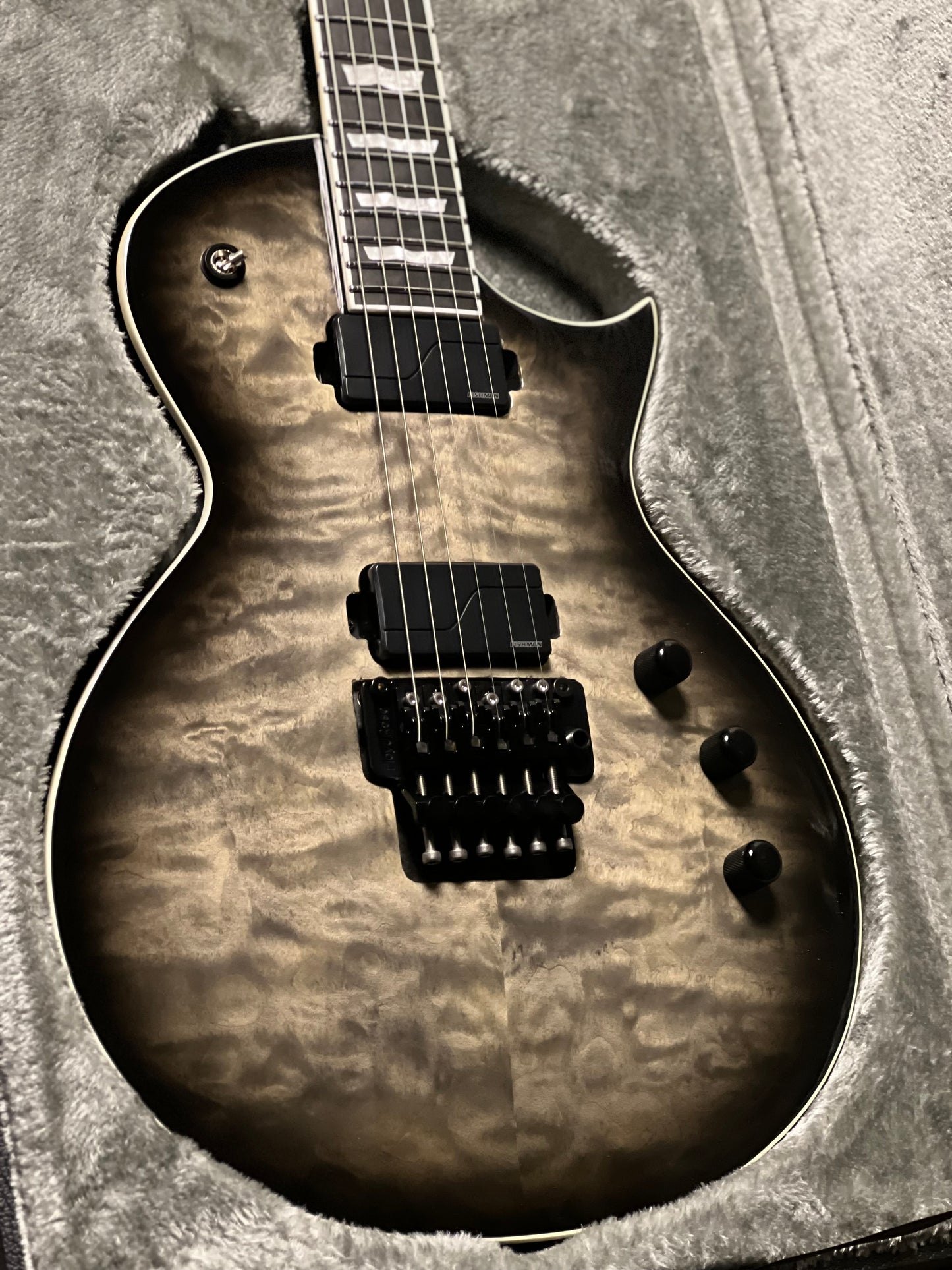 ESP E-II ECLIPSE-QM/FR/FL/Charcoal Burst ES9790233