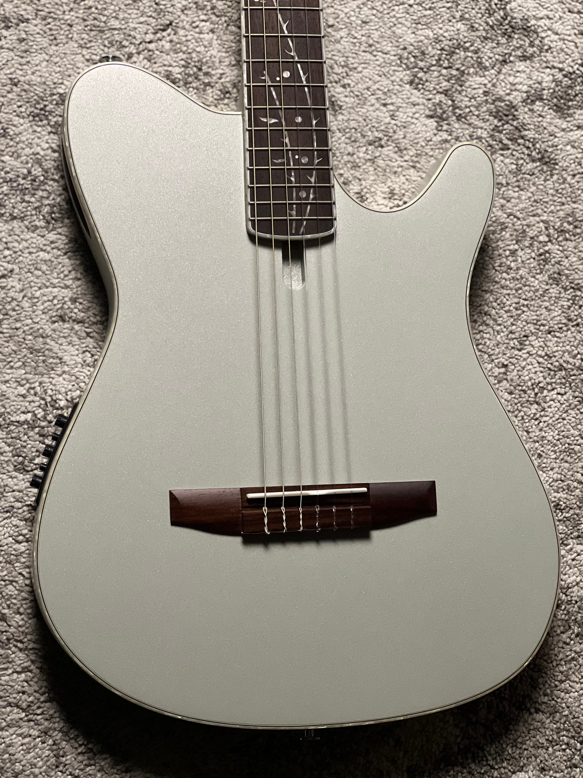 Ibanez TOD10N-SMF Tim Henson Signature Nylon String in Silver Metallic Flat