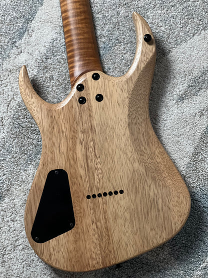 Soloking MW-7 Custom HH FMN in Natural with Exotic Walnut Top