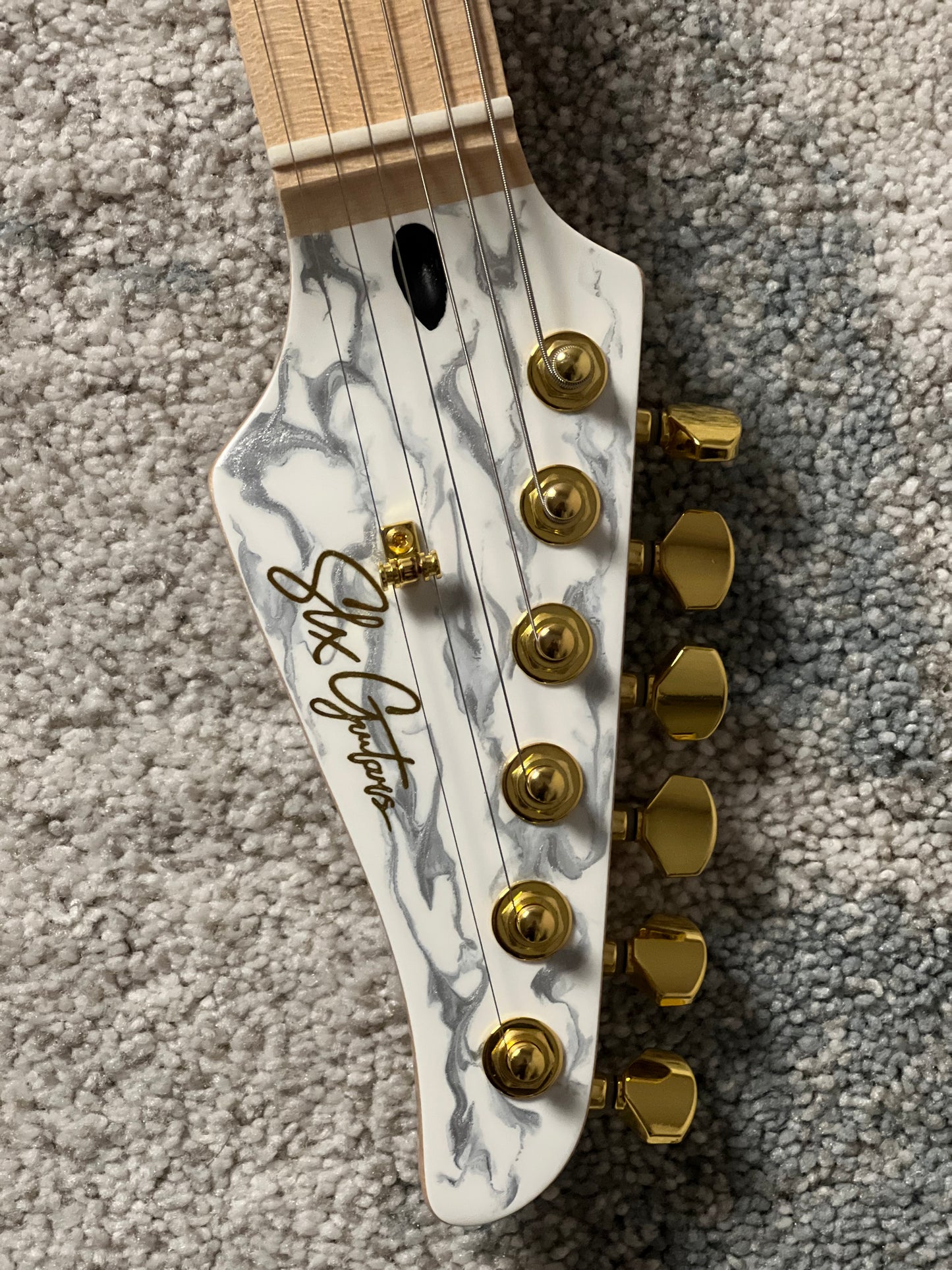 SLX X Dhatarattha Custom DST in Antarctic Shmear with Maple FB