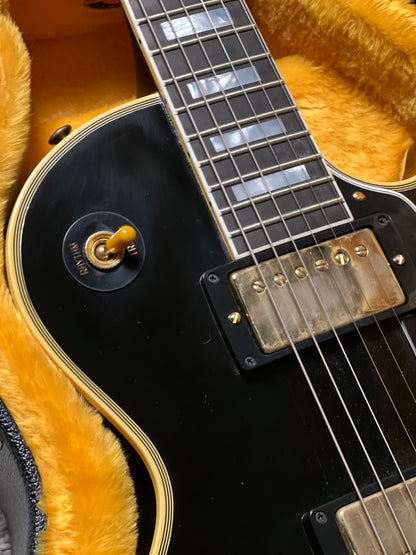 Gibson 1957 Les Paul Custom Reissue VOS - Ebony 2-Pickup 742558