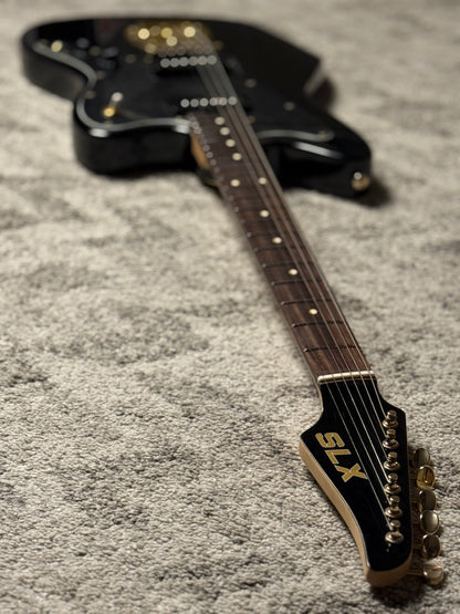 SLX Heron Classic P90 in Black with Gold Hardware