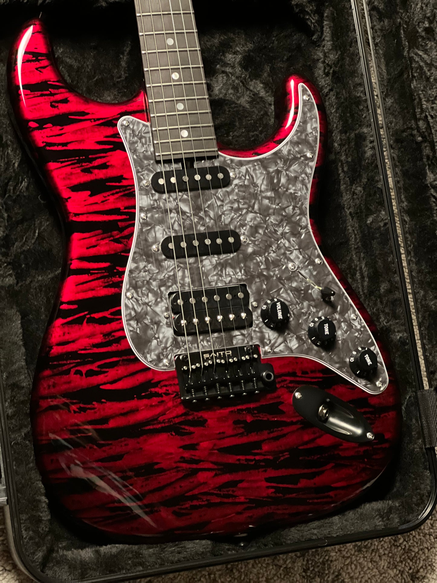 Saito S-622CS BEYOND SSH in Aka Oni with Hardshell Case 253389