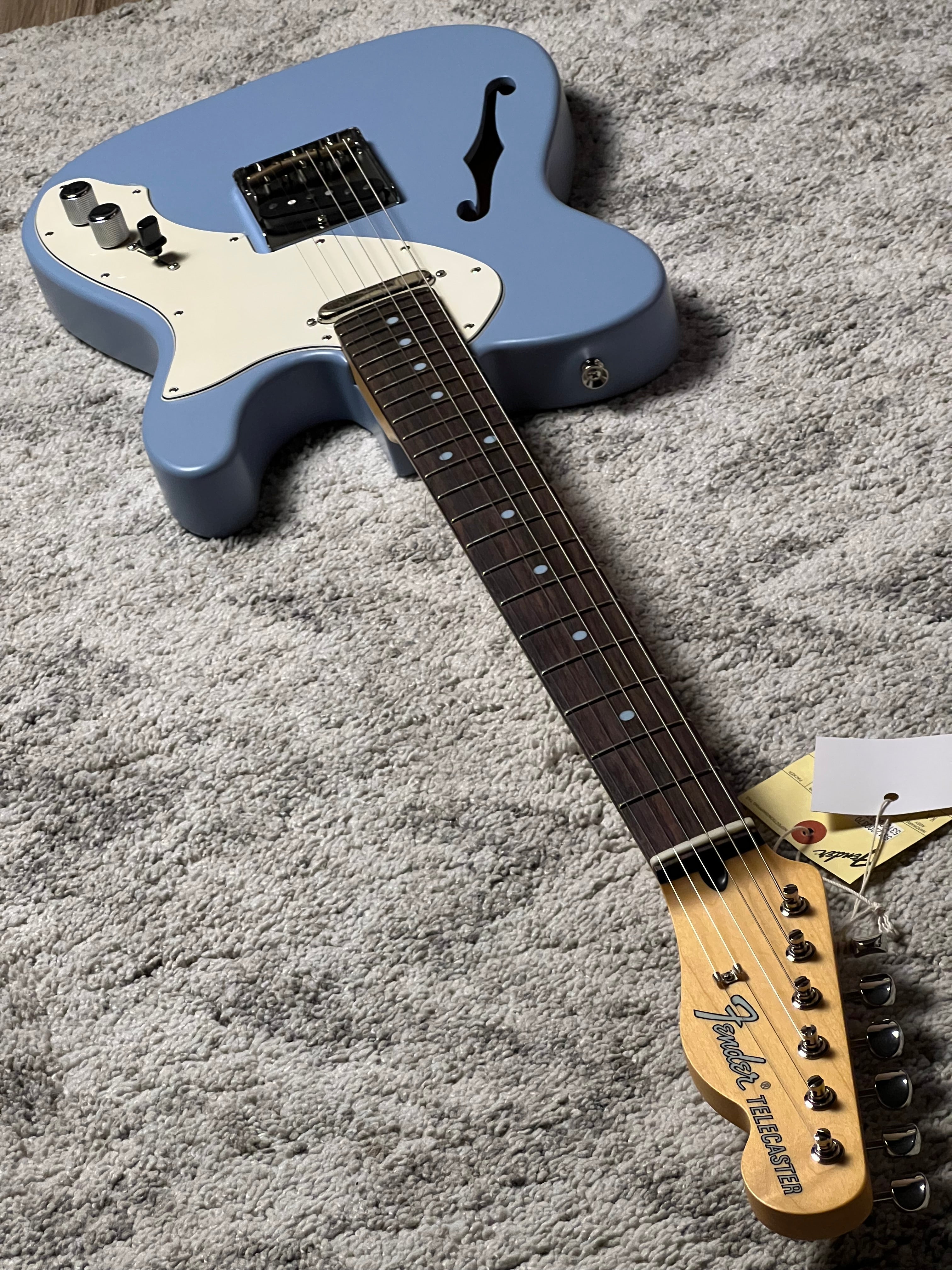 Fender MIJ Limited Kusumi Color Telecaster Thinline with RW FB In