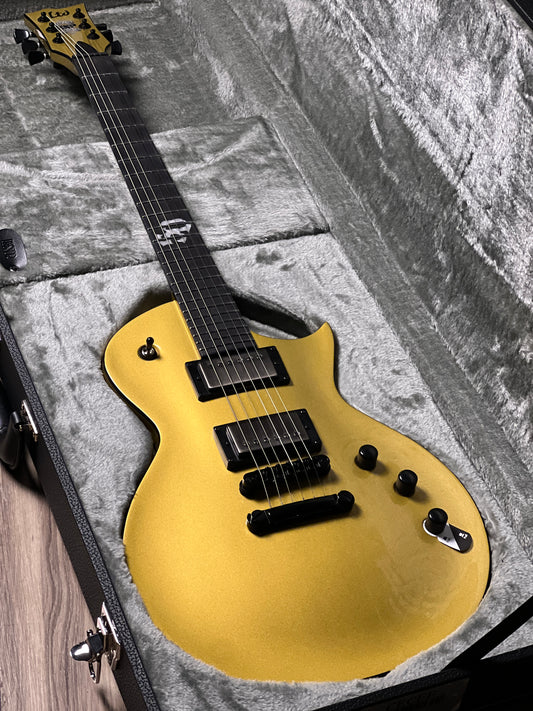 ESP LTD EC-2025 50th Anniversary with Ebony Fingerboard in Metallic Gold