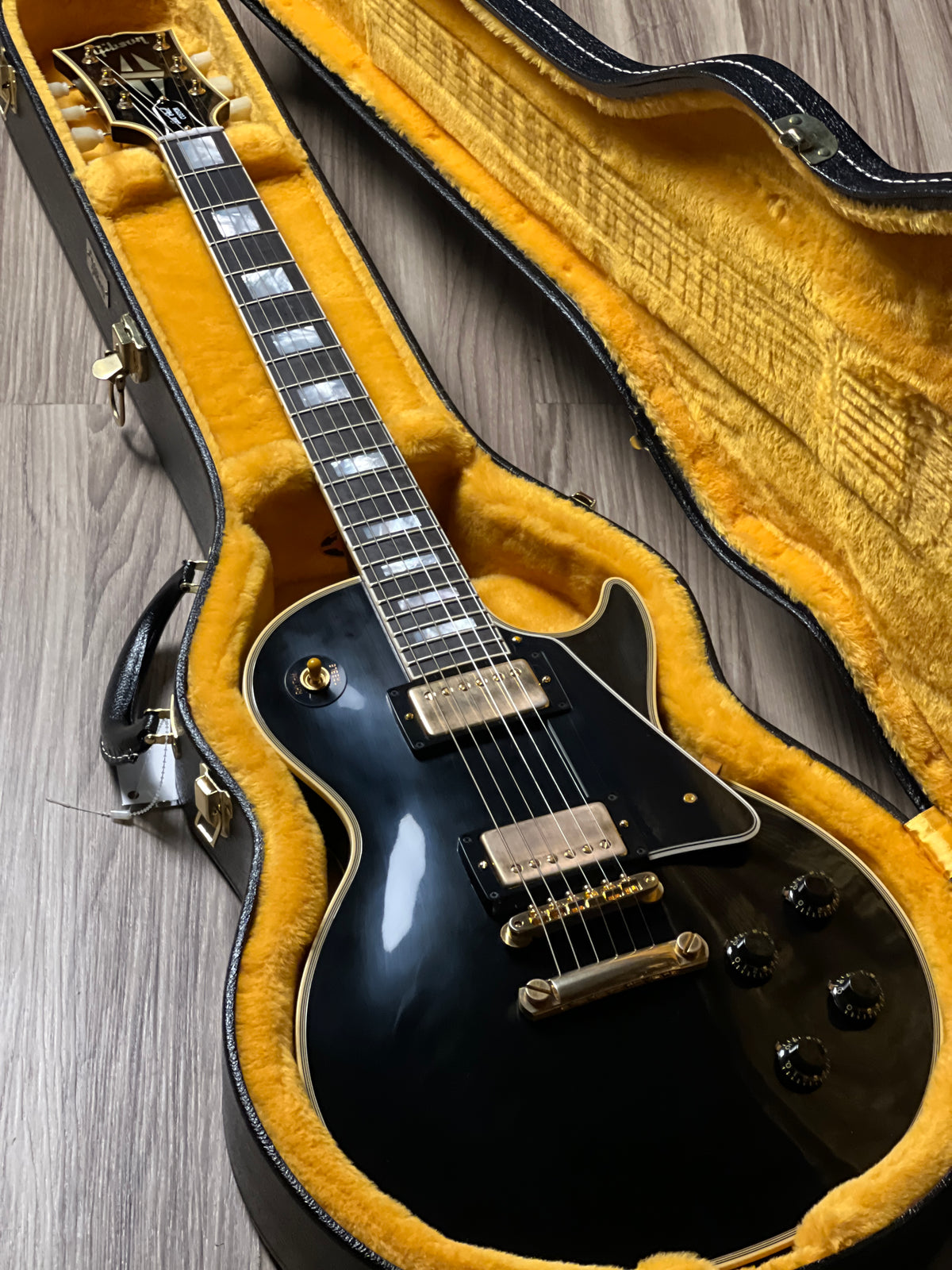 Gibson 1957 Les Paul Custom Reissue VOS - Ebony 2-Pickup 74639 