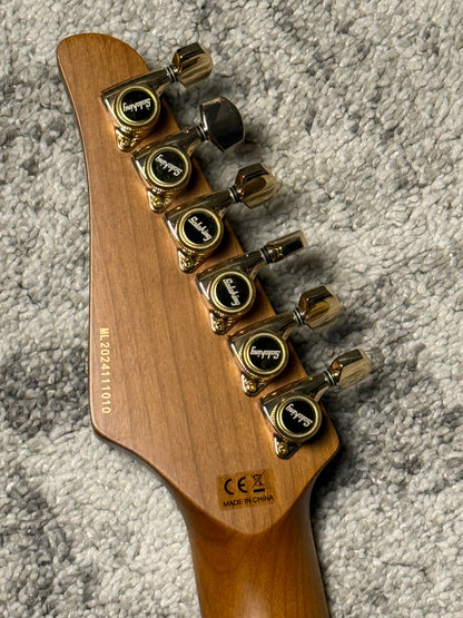 Soloking MT-1 Modern HH MKII in Black Beauty with Roasted Neck and Gold Hardware ML2024111010 (USED)