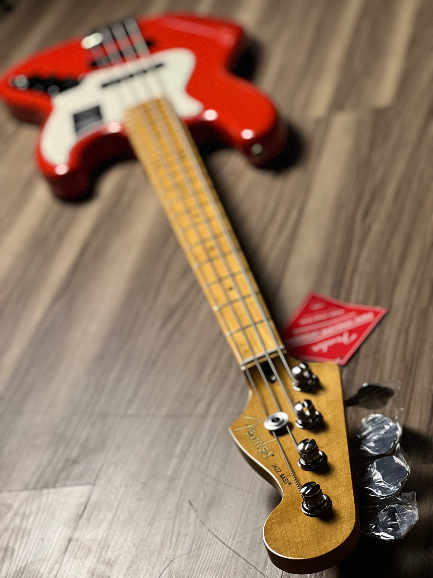 Fender Player II Jazz Bass With Maple FB In Coral Red