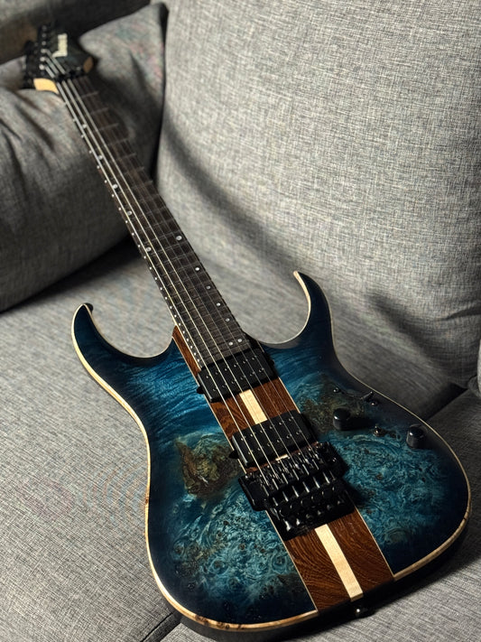 Ibanez Premium RGA20P1PB in Cosmic Blue Burst 250104495 (USED)