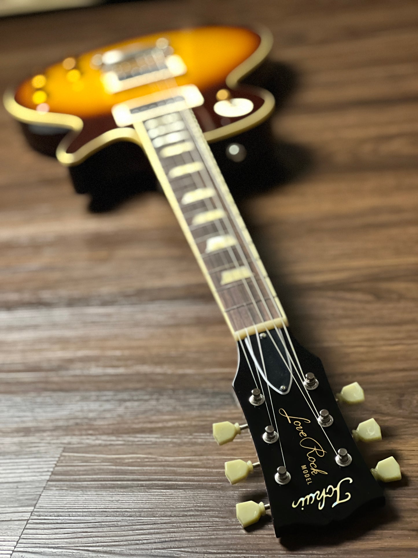 Tokai Love Rock LS-150F-3A TB Premium Series Japan with Solid Flamed Maple Top in Tea Burst 2246261