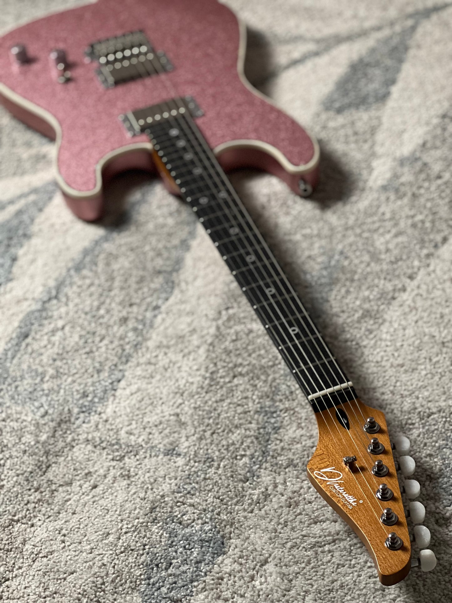 Dhatarattha Custom DST HH in Lavender Sparkle with Rosewood FB