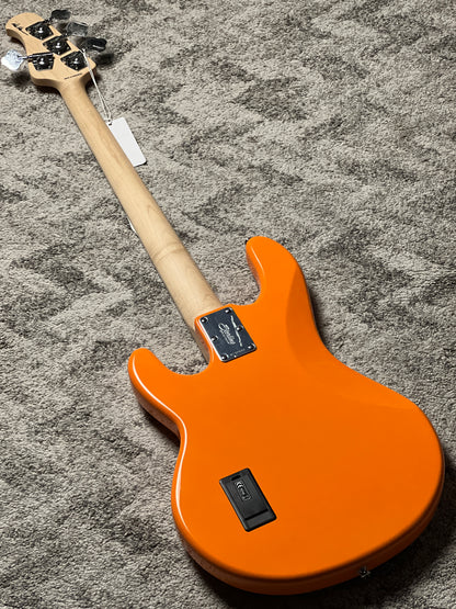 Sterling by Music Man Mike Herrera StingRay Bass in Orange Creamsicle