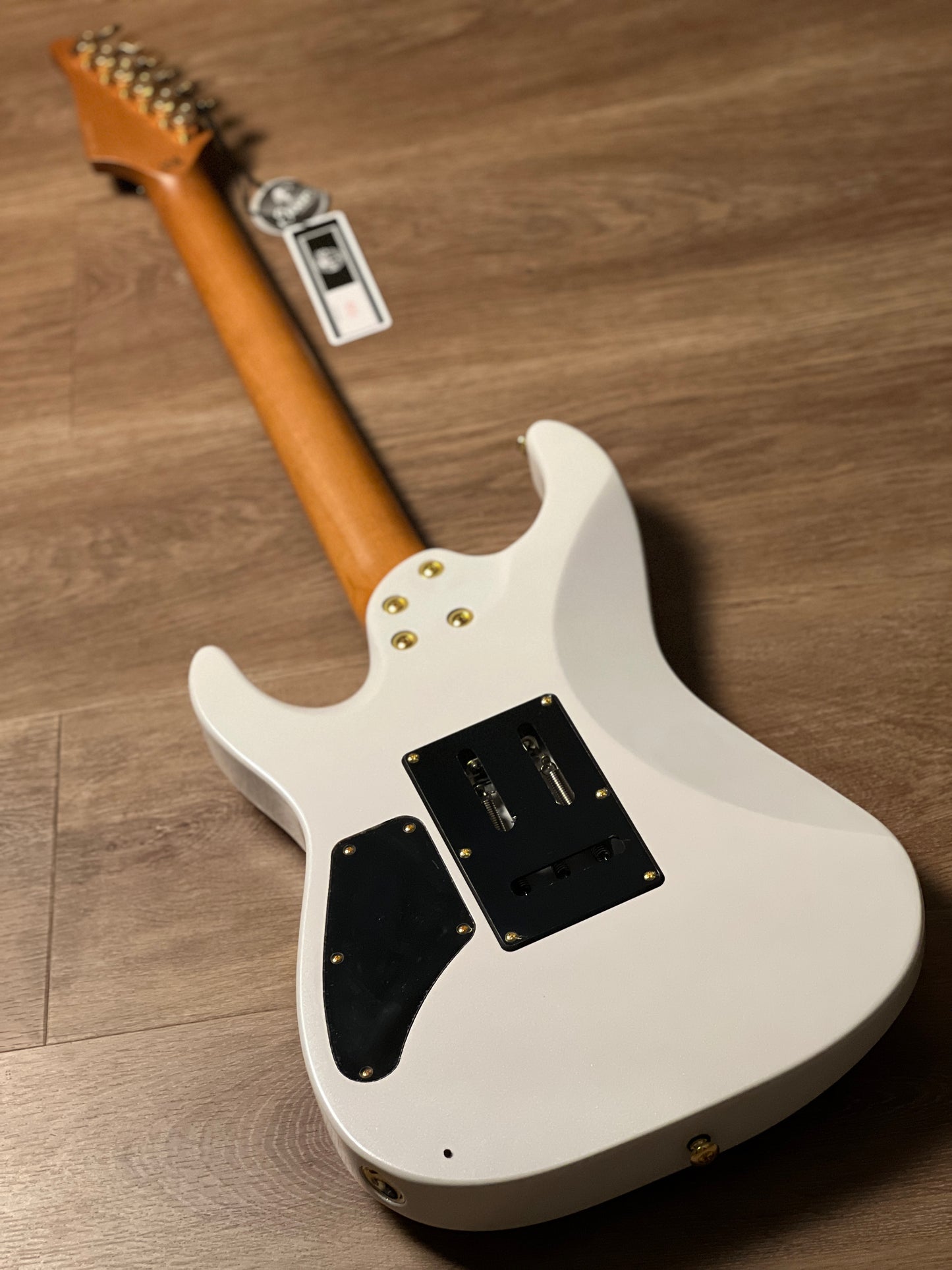 Soloking MS-1 Custom 24 HH FR Flat Top in Pearl White with Gold Hardware Nafiri Special Run