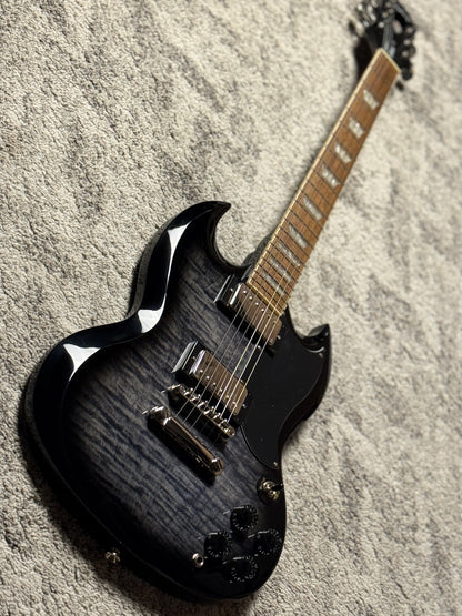 Epiphone SG Tribute Plus in Transparent Ebony