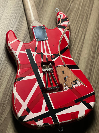 SLX Hawk Antique 5150 Eddie Van Halen Frankenstrat Tribute