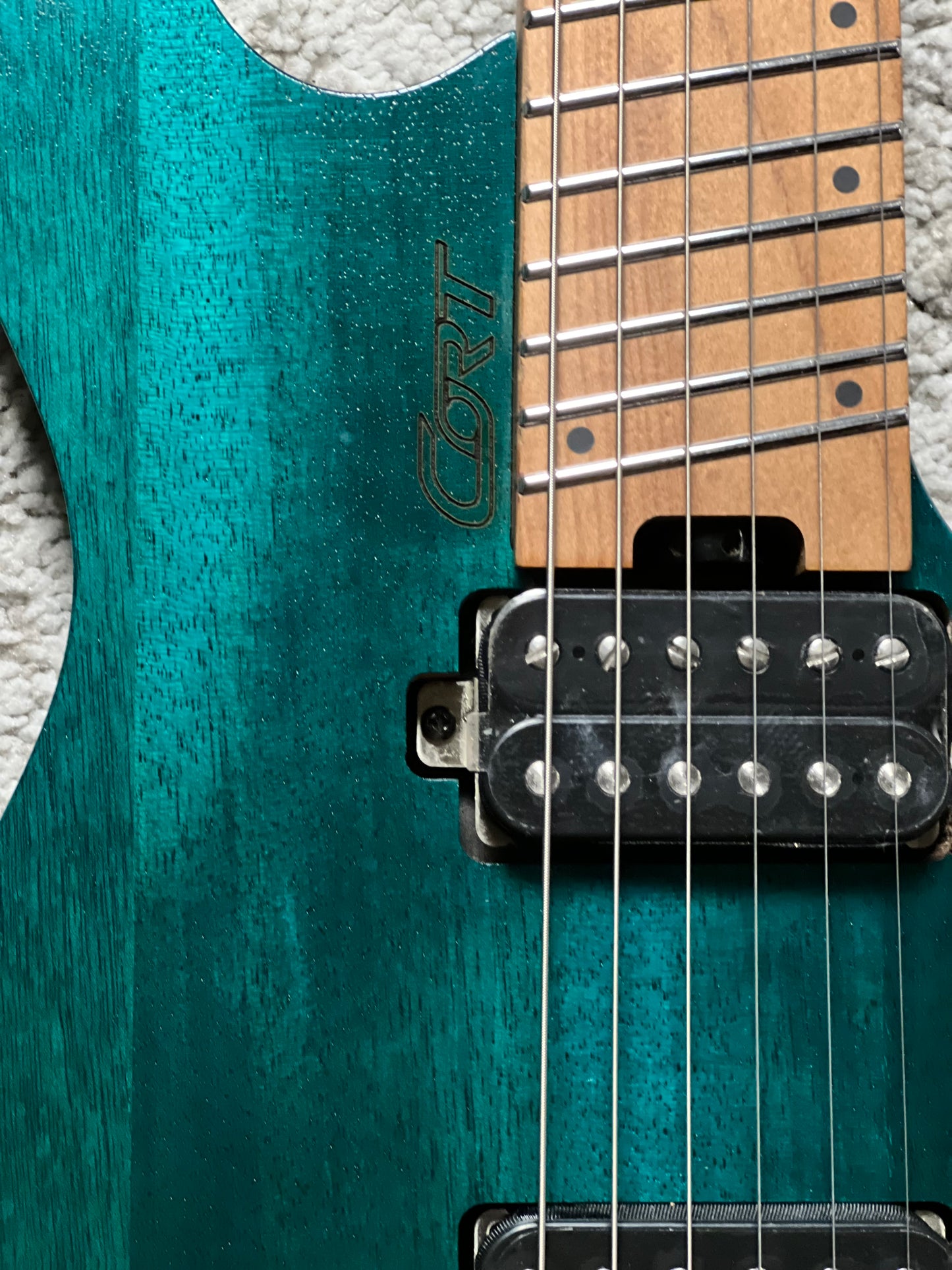 Cort Space G6MS- SGTQ Headless Multiscale in Pirus Semi Gloss