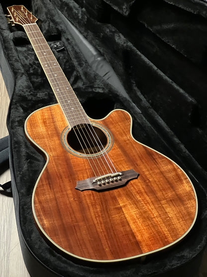 Takamine EF508KC in Natural Gloss with Case Made In Japan 62060771