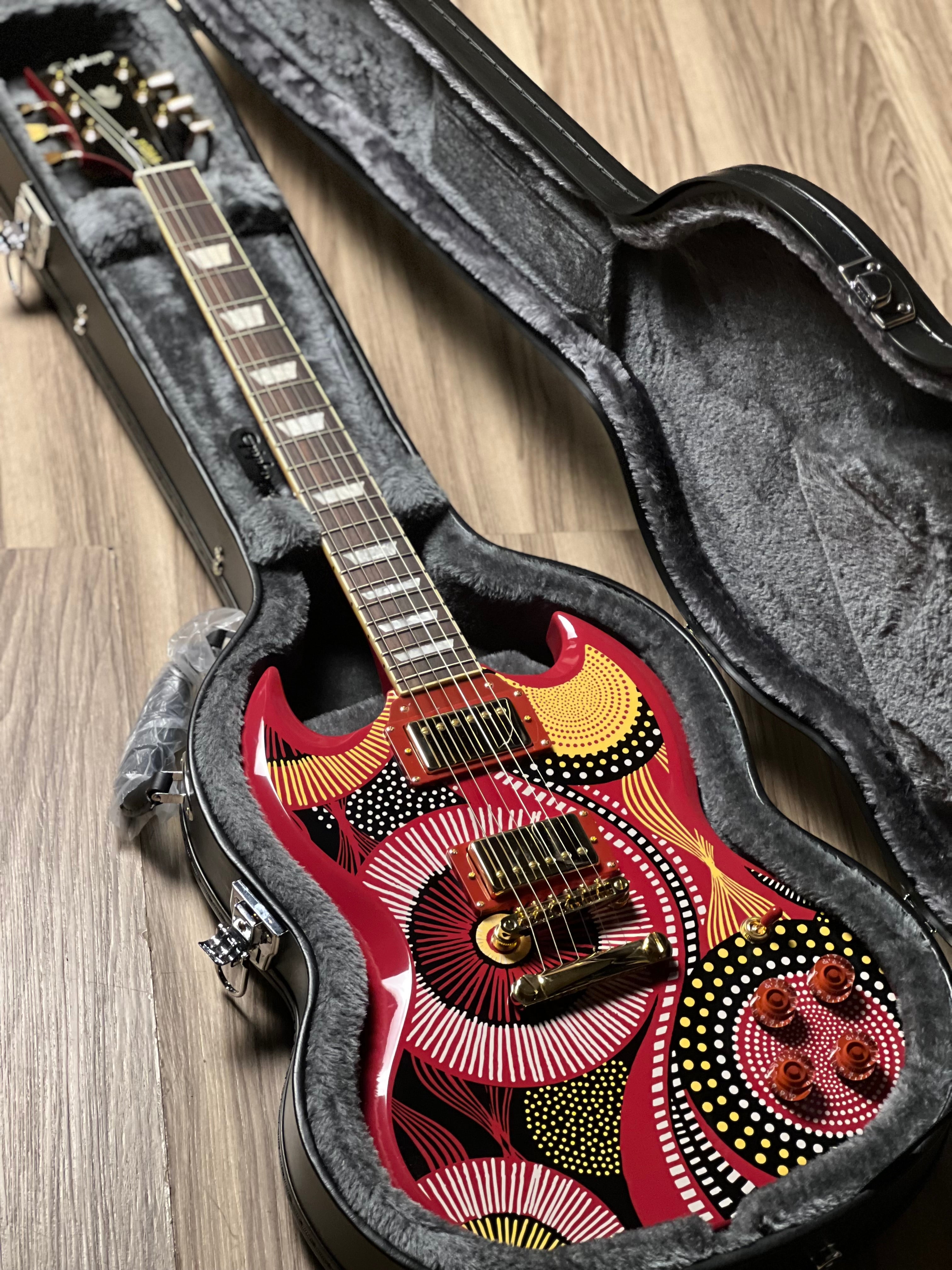 Epiphone SG Fatoumata Diawara in Ember Red with Graphic