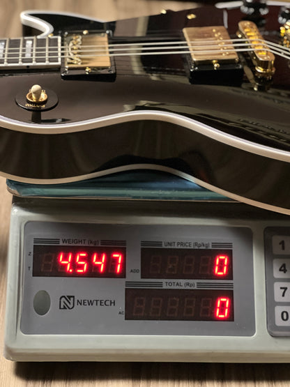 Gibson Les Paul Custom Ebony Fingerboard Gloss Ebony w/ Case CS 404299