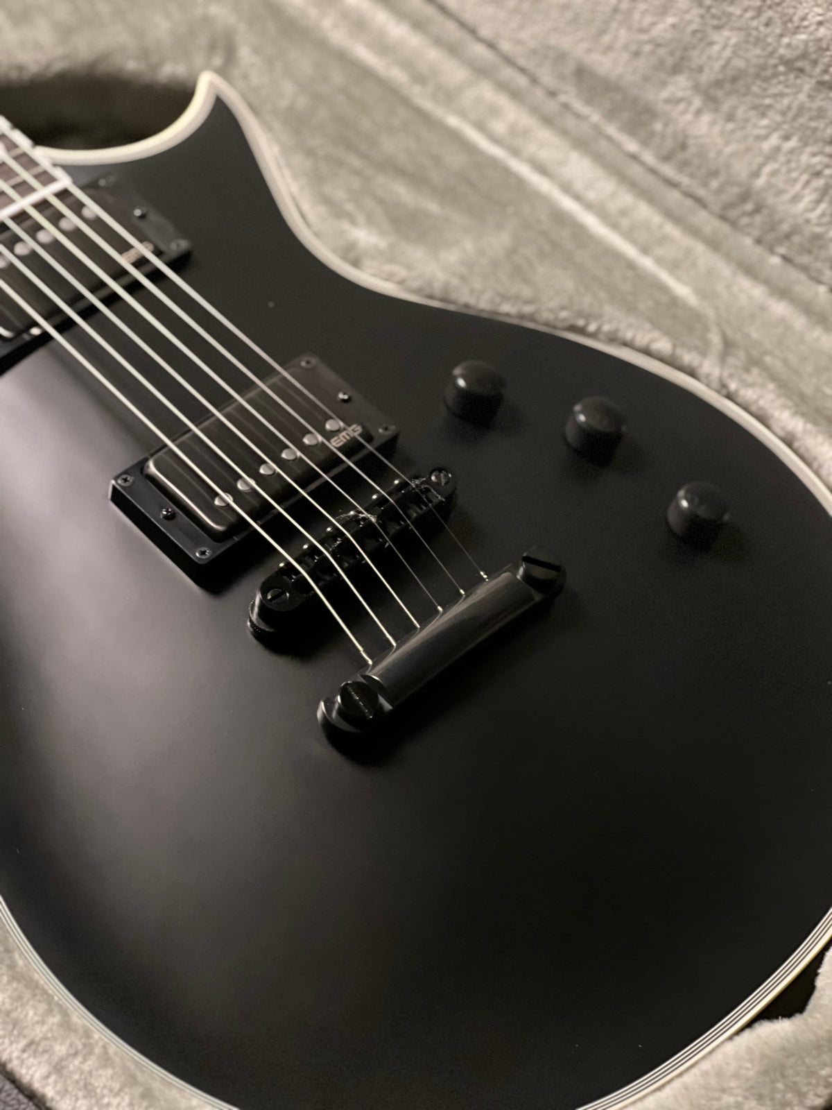 ESP E-II ECLIPSE-EMG in Black Satin ES6094253
