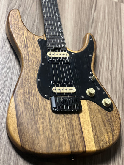 Schecter Sun Valley Super Shredder Exotic HT Black Limba in Natural Satin W23090802