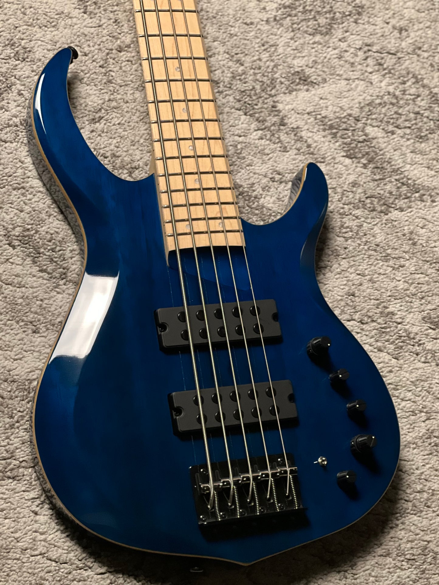 Sire Marcus Miller M2 5 String 2nd Gen Electric Bass in Transparent Blue
