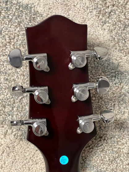 Dhatarattha Custom DLP in Cherry Red with 5A Quilt Top and Dragon Inlay