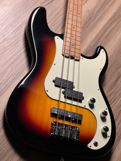 SQOE SPJ600 Roasted Maple Series in 3-Tone Sunburst