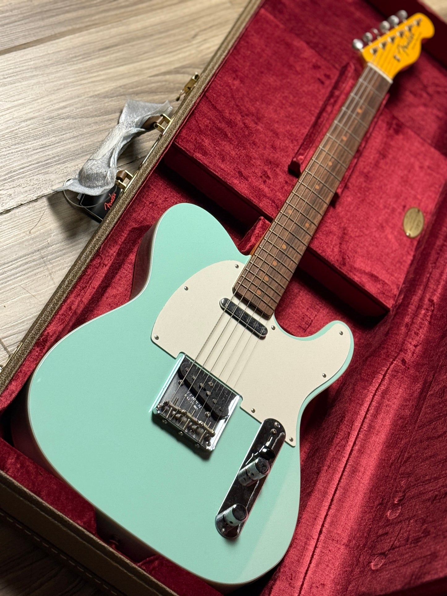 Fender Custom Shop 59 Vintage Custom Telecaster in Aged Surf Green R127325