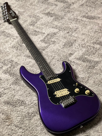 Schecter MV-6 with Ebony Fingerboard in Metallic Purple IM25051602