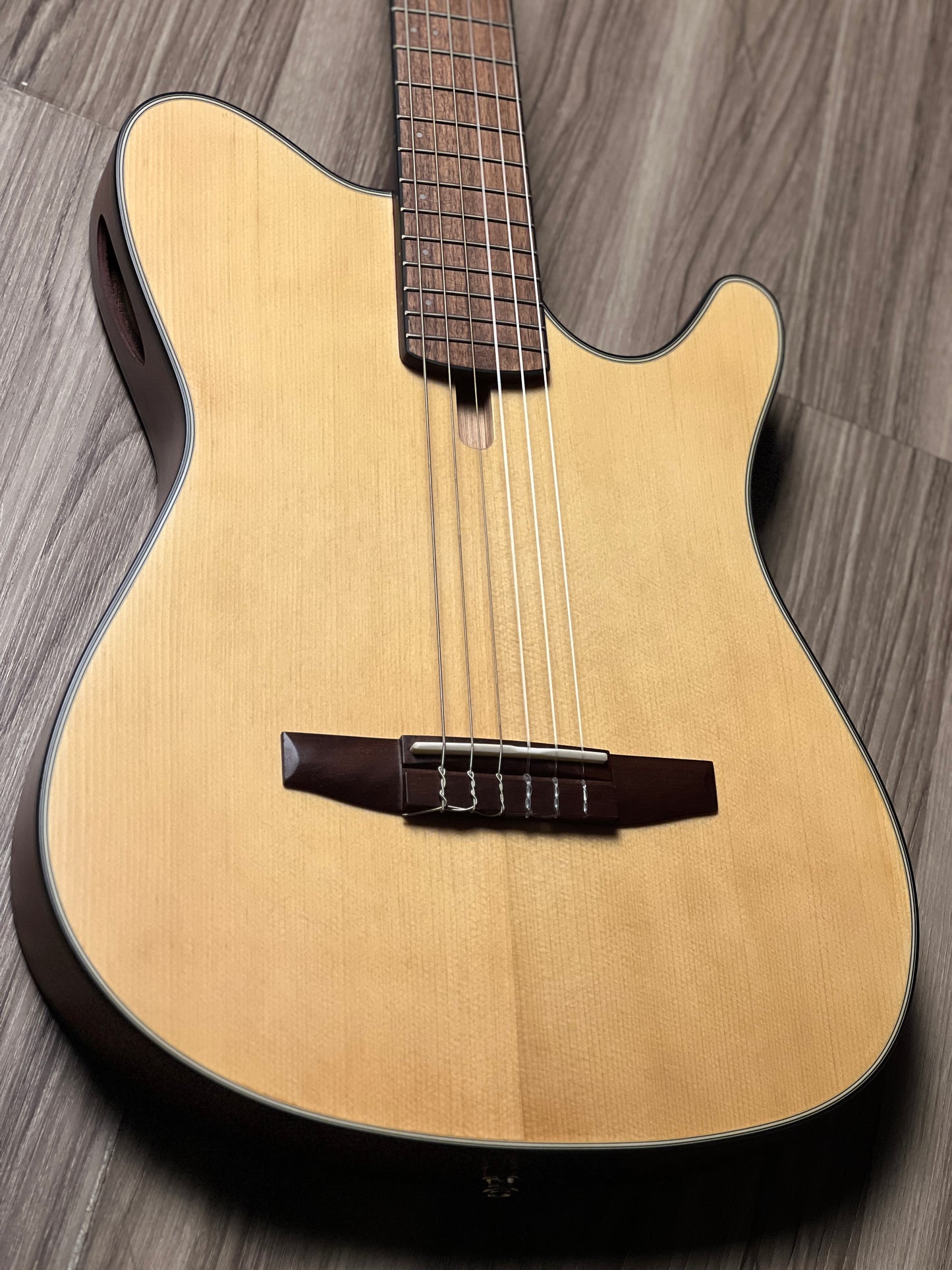 Ibanez FRH10N-NTF Acoustic-Electric Guitar in Natural Flat