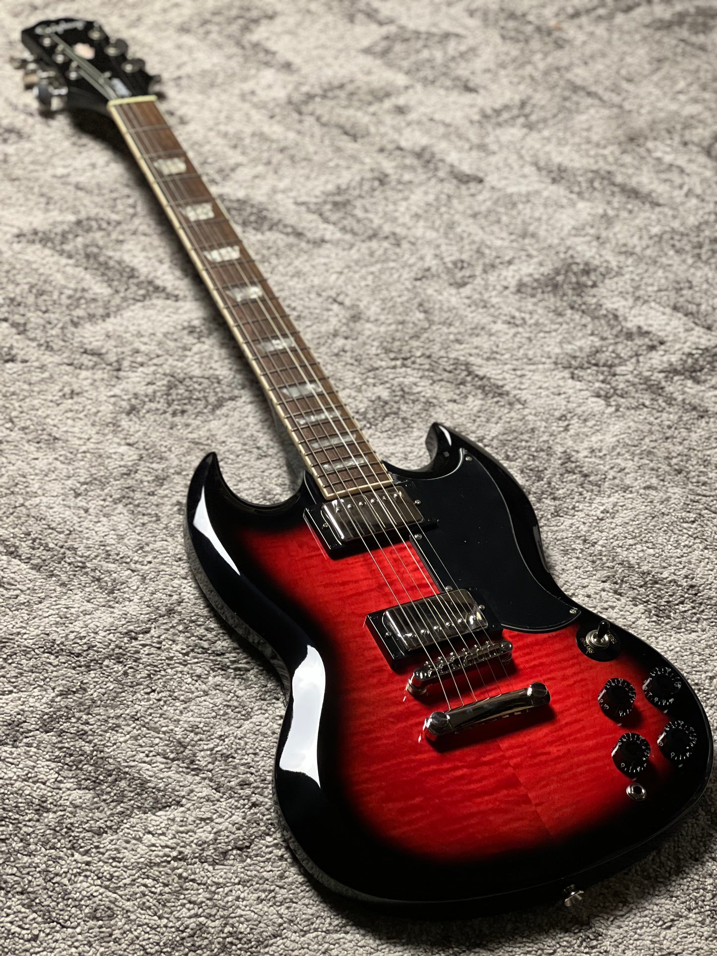 Epiphone SG Tribute Plus in Cherry Burst