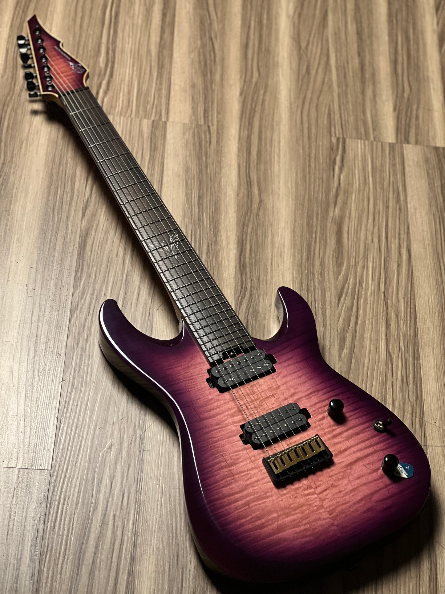 Shijie JA-7 Custom Shop in Transparent Purple Burst 2403