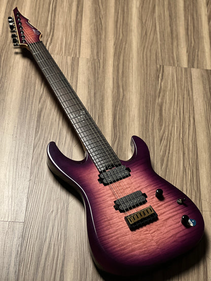 Shijie JA-7 Custom Shop in Transparent Purple Burst 2403