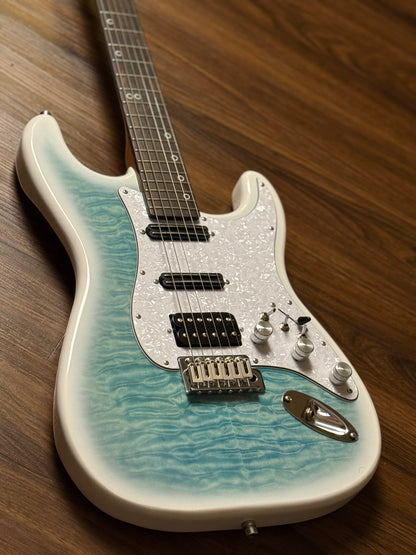 Dhatarattha Classic Modified DST HSS Quilt in Blue Larimar with Rosewood FB