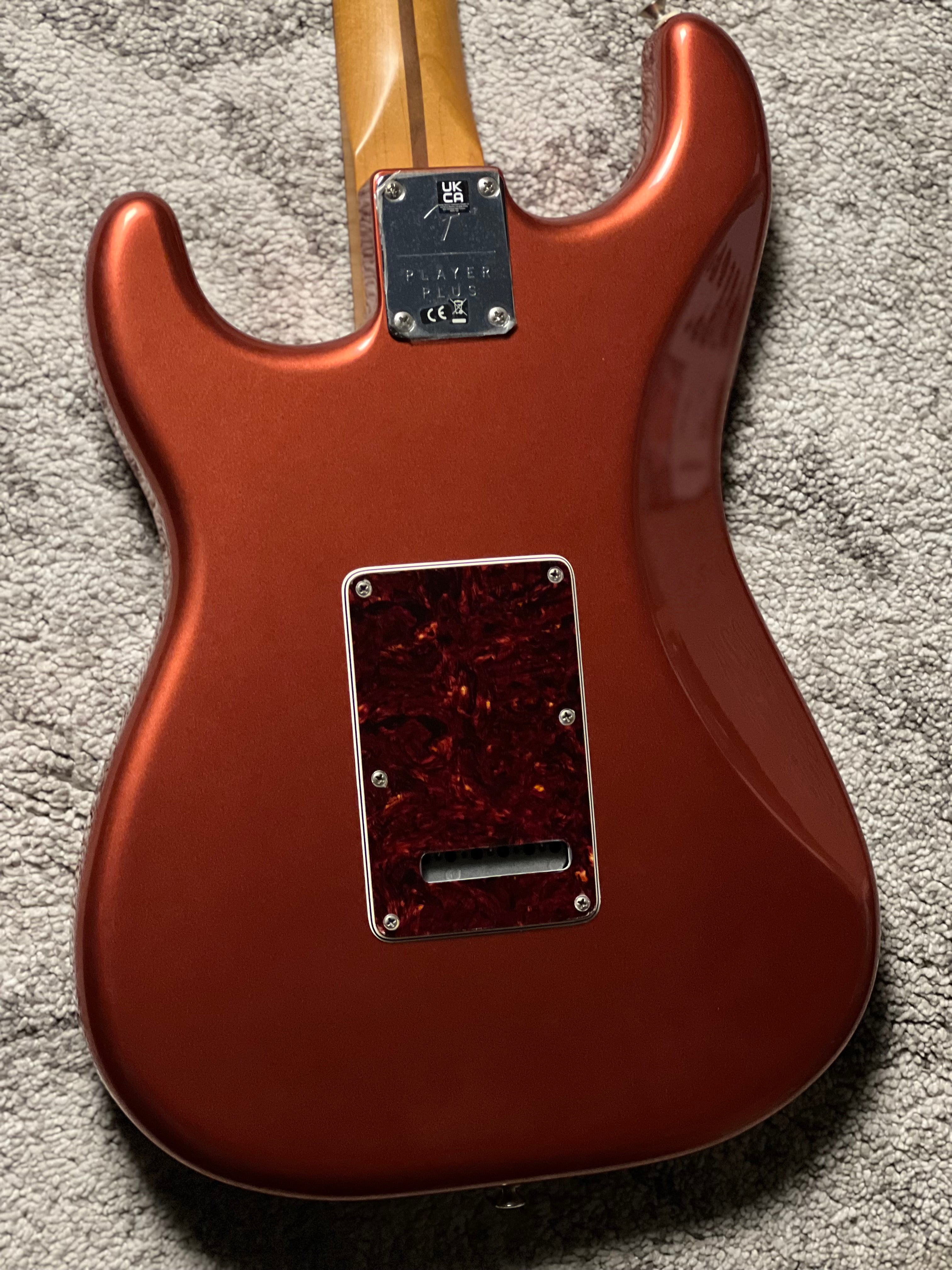 Fender Player Plus Stratocaster - Aged Candy Apple Red with Pau