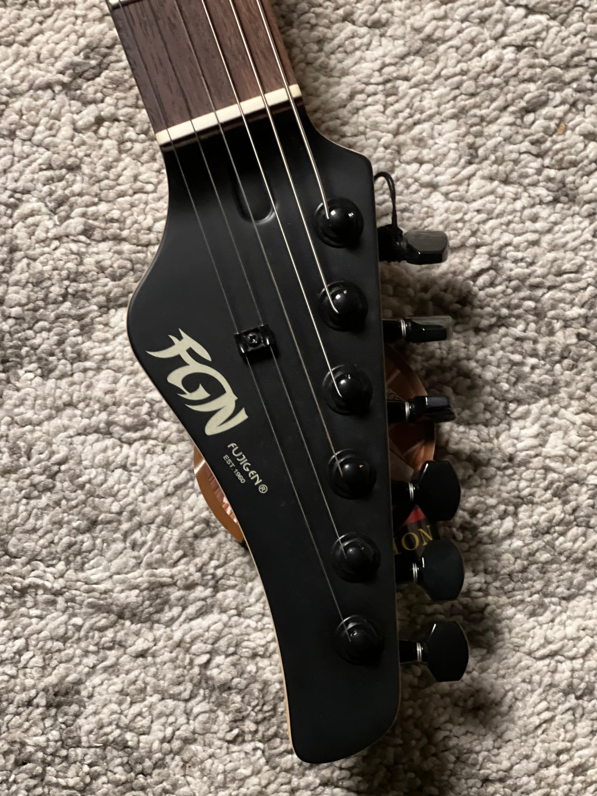 Fujigen FGN Iliad JIL2-ASH-DE664-R/OPB in Open Pore Black B220291